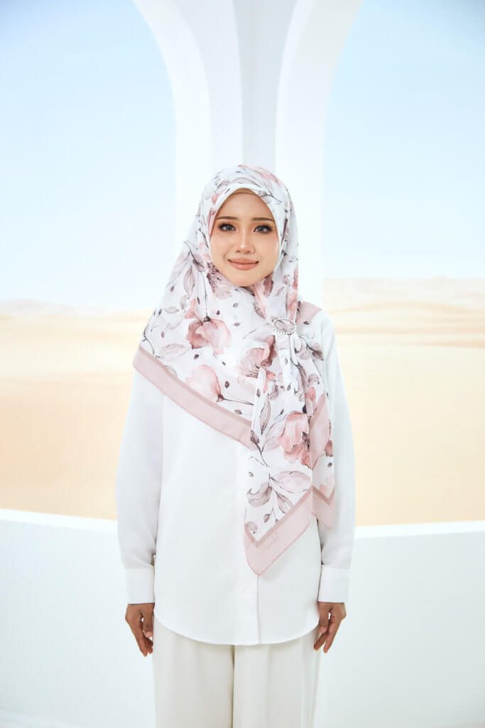 FLEUR COTTON PRINTED SQUARE (NEW ARRIVAL)