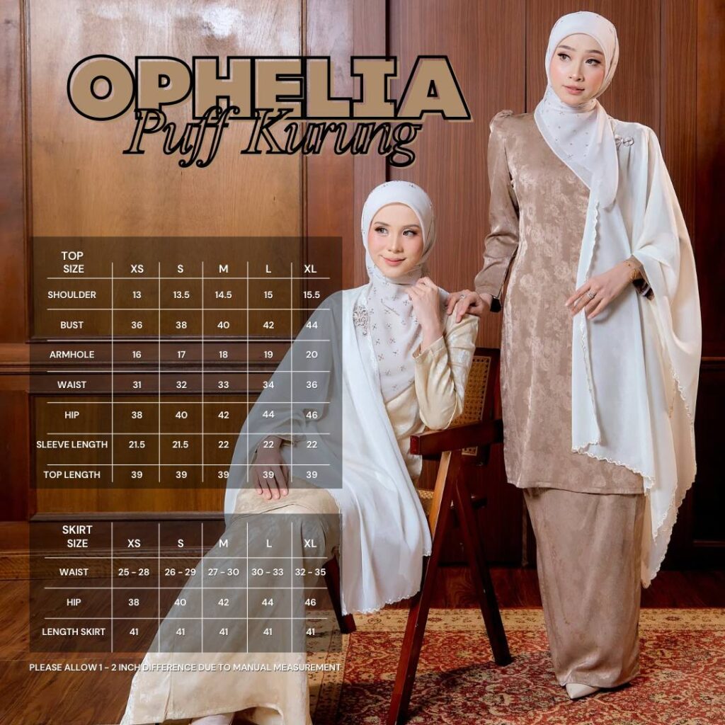 HEAXABELL – OPHELIA PUFF KURUNG