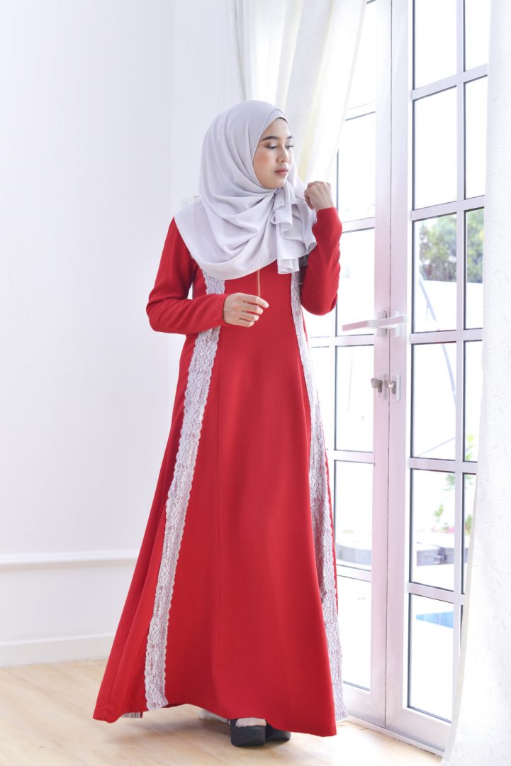 HEAXABELL | Kara Abaya - Baju Dress Wanita Casual Labuh