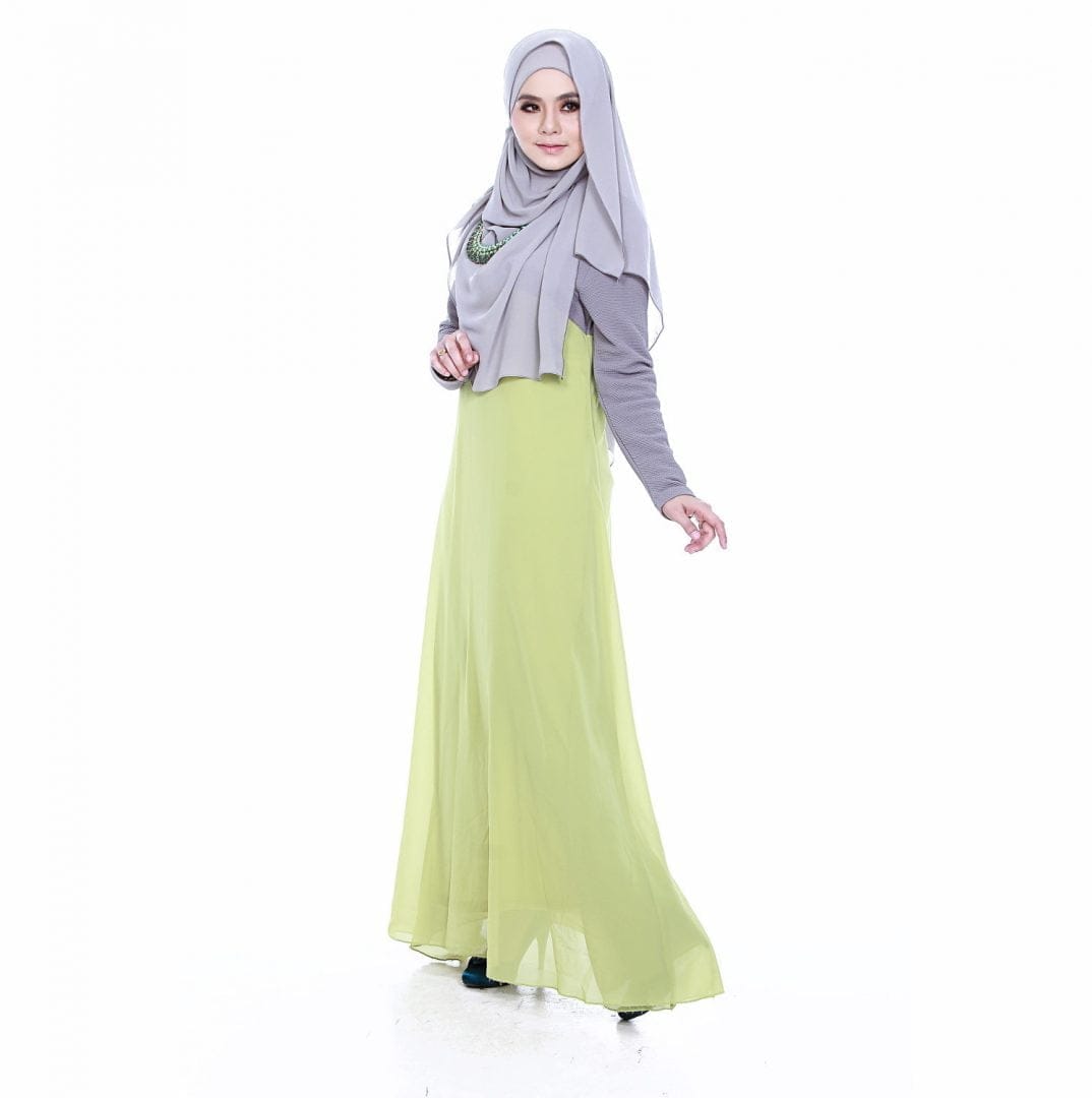 HEAXABELL  Layla Dress - Baju Dress Wanita Casual Labuh 