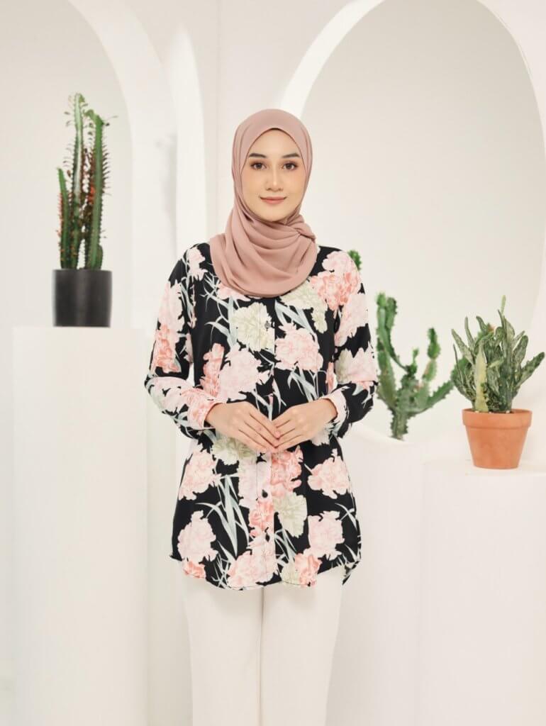 HAYZEL PRINTED TOP