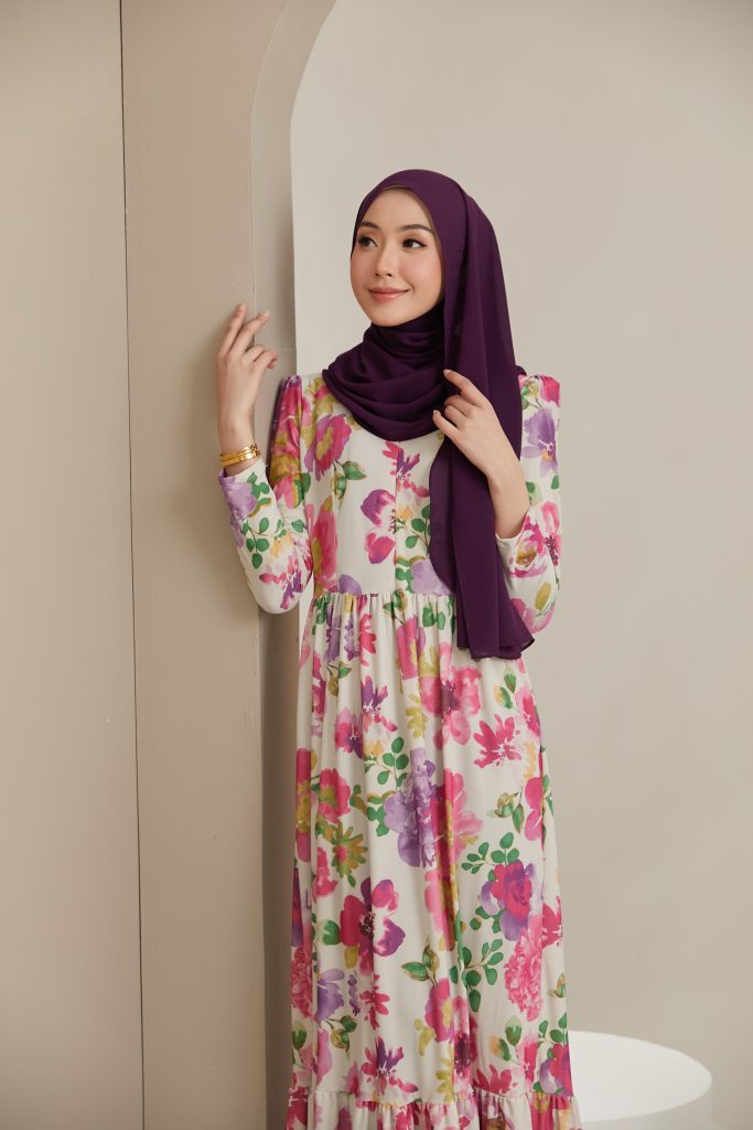 ALL OVER FLOWER DRESS (NEW ARRIVAL)