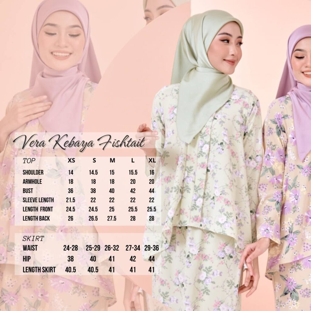 VERA KEBAYA FISHTAIL