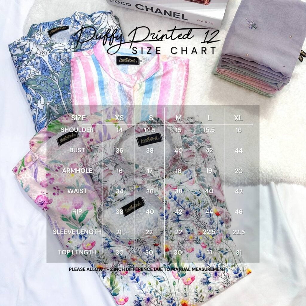 HEAXABELL – PUFFY PRINTED 12 ( DEFECT ITEMS)