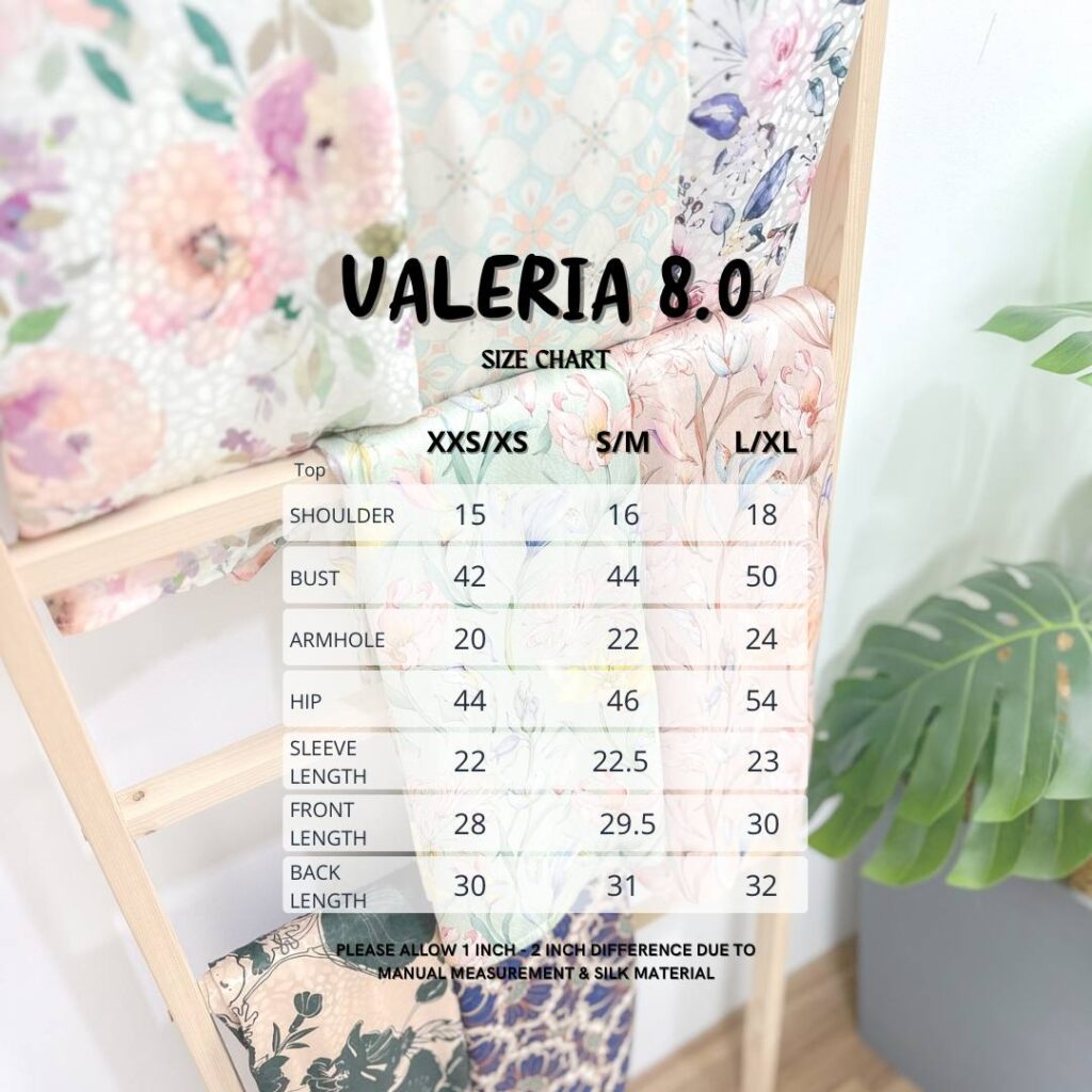 HEAXABELL – VALERIA PRINTED 8.0 (DEFECT ITEMS)