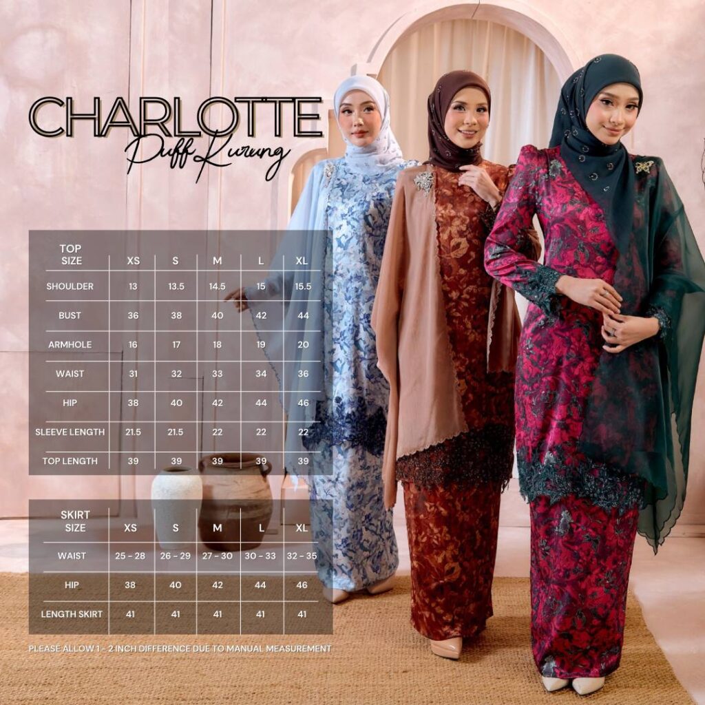 HEAXABELL LUXE – CHARLOTTE PUFF KURUNG