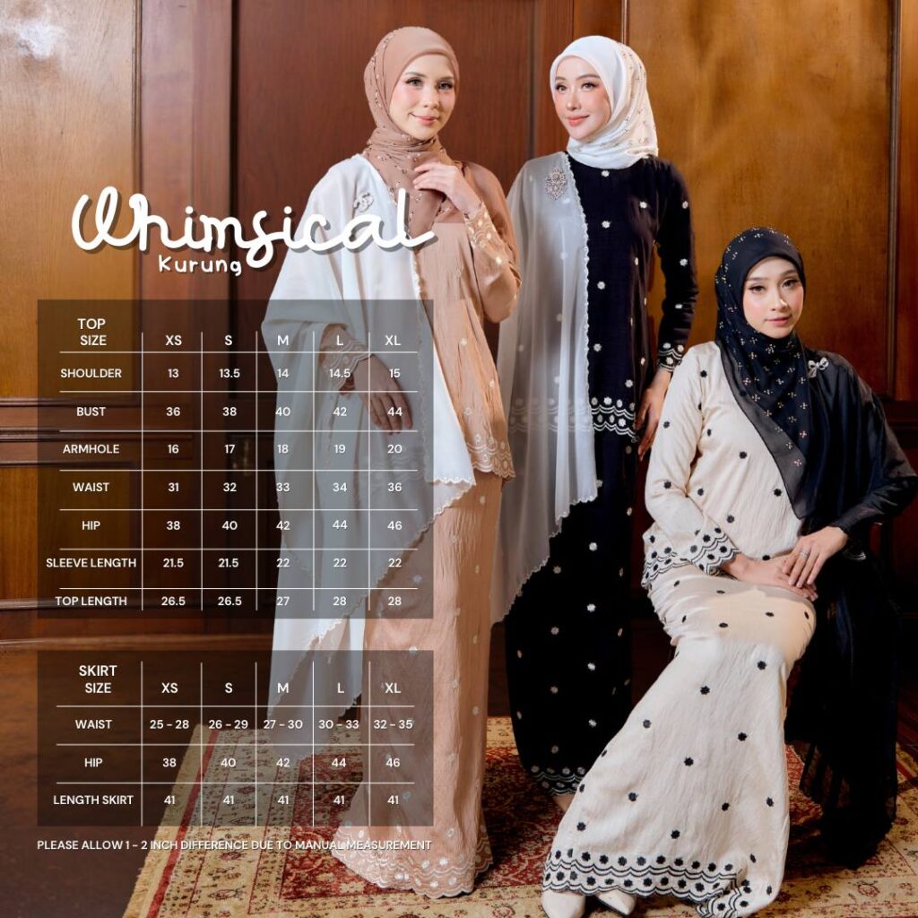 HEAXABELL – WHIMSICAL MINI KURUNG