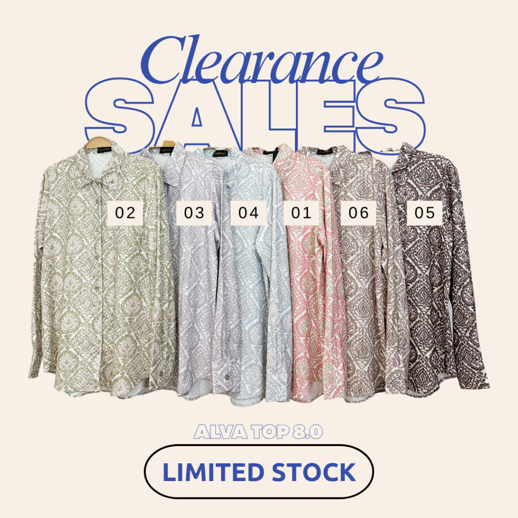 CLEARANCE – ALVA TOP ALBUM 1